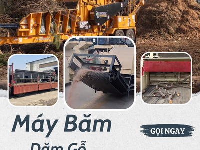 Máy Băm Dăm Gỗ Công Suất Lớn 15-20 Tấn/Giờ, 400 Tấn/ngày, Tặng Sàng Cao Cấp - Liên hệ: 0375961219 0