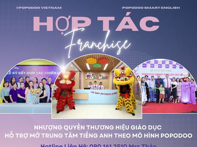 Nhượng Quyền - Hỗ Trợ Mở Trung Tâm Tiếng Anh Theo Mô Hình Hệ Thống POPODOO 0