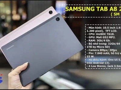 Samsung Galaxy Tab A8 2022 - 10.5  FullHD  Lắp SIM Nghe Gọi 4