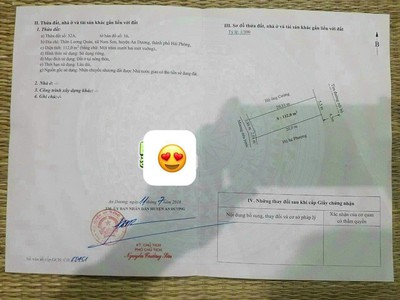Bán đất ở khu phân lô Lương Quán Nam Sơn 112 m2 , 1,65 tỷ 0
