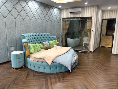 Cho thuê nhà đẹp 3 tầng 3PN Full nội thất,gara oto đường 7m5 Đinh Văn Chấp, Hòa Xuân 3