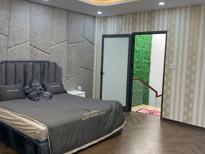 Cho thuê nhà đẹp 3 tầng 3PN Full nội thất,gara oto đường 7m5 Đinh Văn Chấp, Hòa Xuân 4