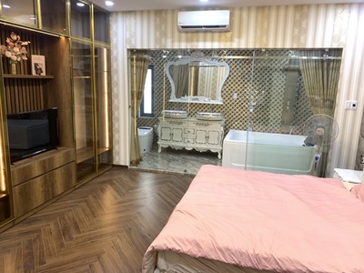 Cho thuê nhà đẹp 3 tầng 3PN Full nội thất,gara oto đường 7m5 Đinh Văn Chấp, Hòa Xuân 5