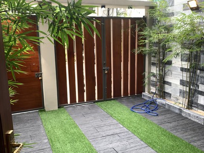 Cho thuê nhà đẹp 3 tầng 3PN Full nội thất,gara oto đường 7m5 Đinh Văn Chấp, Hòa Xuân 6