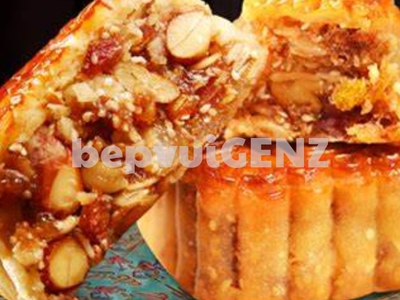 Bánh Trung Thu Nhân Thập Cẩm Xá Xíu Có Trứng Và Không Trứng 4