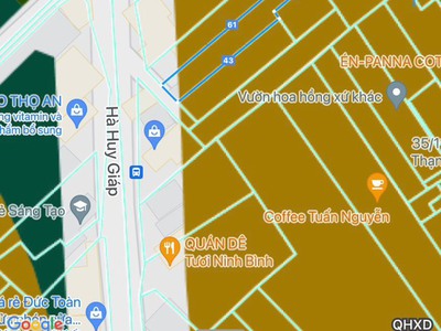 Chính chủ cần bán đất mặt tiền đường hà huy giá phường thạnh lộc,quận 12,tphcm giáp quận gò vấp, 1