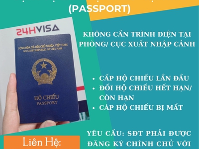 Làm hộ chiếu online toàn quốc Chỉ Từ 400K 0