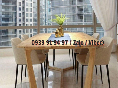 Bàn ăn gỗ tự nhiên Concorde 1m6 cao cấp nhập khẩu Nội thất CAPTA 2