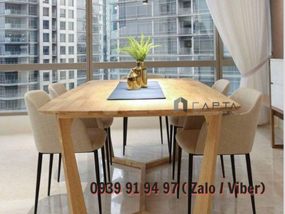 Bàn ăn gỗ tự nhiên Concorde 1m6 cao cấp nhập khẩu Nội thất CAPTA 3