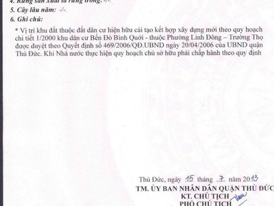 Bán đất đường kha vạn cân p.linh đông, hẻm bê tông ô tô vào đất 82m tl mạnh 3