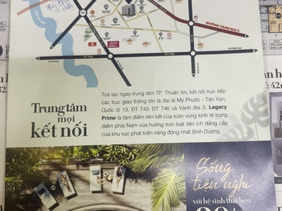 Trả trước 99tr trong 12 tháng sở hữu ngay legacy prime tọa lạc ngay trung tâm tp. thuận an, bình 1