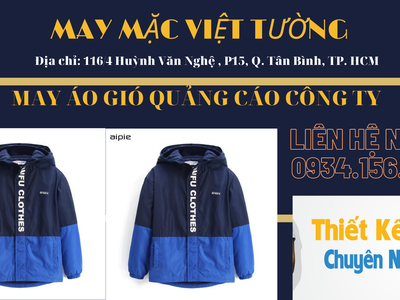 Xưởng may áo gió áo khoác công ty số lượng lớn 1
