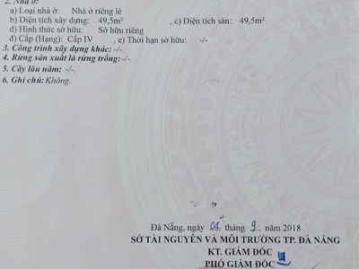 Chính chủ cần bán đất tại tổ 10 phường thanh khê đông - quận thanh khê - đà nẵng 1