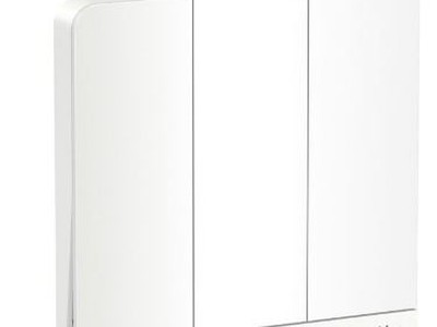 Bộ công tắc ba 2 chiều có đèn Led - Trắng 0