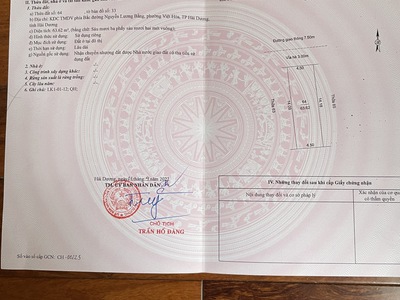 Bán đất khu  trường lái Bắc Nguyễn Lương Bằng 0