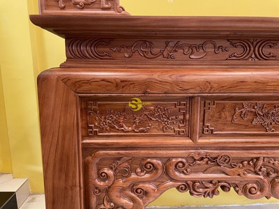 Bàn thờ ngũ phúc hương đá 1m97   SD294 4