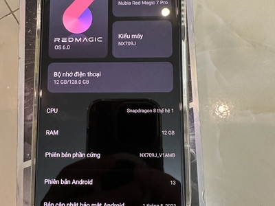 Bán Nubia Red Magic 7 Pro 12|128 5