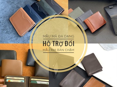 Nhận May Gia Công Đồ Da - Ví Bóp Nam Da Bò, Thắt Lưng Da Bò 3