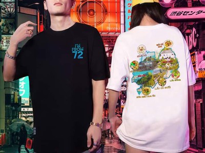 Áo thun 63 tỉnh thành việt nam 2