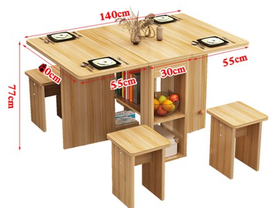 Bàn ăn thông minh chất liệu Melamin 8