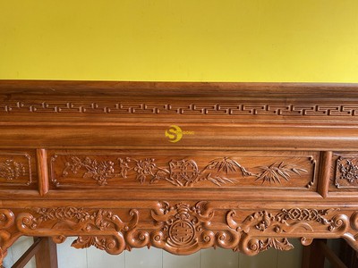 Bàn thờ gỗ hương đá ngũ phúc 1m76   SD296 3