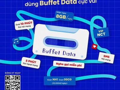 Thích nghe NHACCUATUI - Đăng ký ngay gói  BUFFET DATA  của MobiFone 0