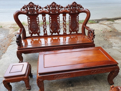 Thanh lý bộ bàn ghế đồng kỵ tay 10 Lim    bộ bàn ăn 8 ghế 1