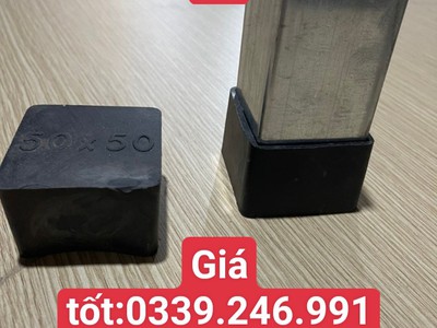 Điều chỉnh tăng giảm sắt hộp, bọc chân bàn ghế vuông 50mm 0