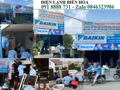 Biên Hòa sửa máy lạnh, vệ sinh máy lạnh, lắp đặt máy lạnh, máy giặt, tủ lạnh 1