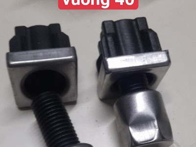 Chân tăng giảm kích thước hộp vuông 40mm, bịt đầu sắt hộp 3
