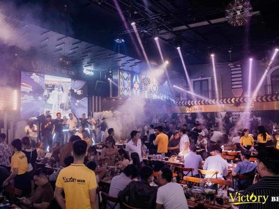 Sang gấp quán nhậu vip club beer cực lớn mặt tiền hoàng thị lan 3