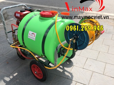 Máy phun thuốc tưới cây thùng 160L động cơ 5.5HP 5