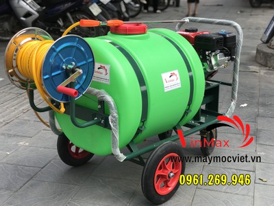 Máy phun thuốc tưới cây thùng 160L động cơ 5.5HP 6