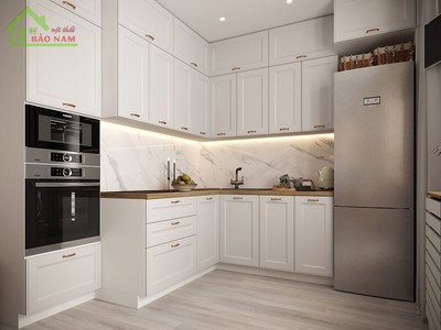 Tủ bếp shaker đẹp và sang trọng 7