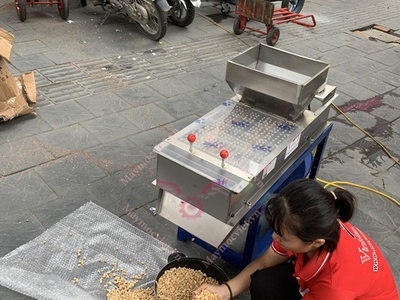 Máy bóc vỏ lụa đậu phộng rang 600 kg/ giờ Vinmax BVL600 2