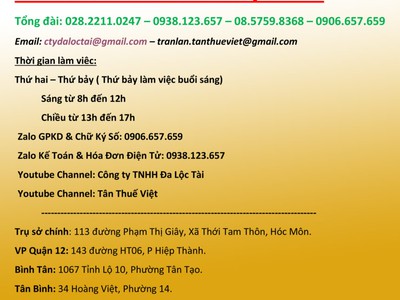 Báo giá thay đổi giấy phép công ty, giấy phép kinh doanh 2023 4