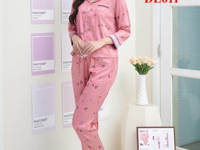 Bộ đồ pijama lụa thu đông đẹp 1