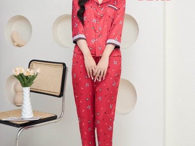 Bộ đồ pijama lụa thu đông đẹp 2