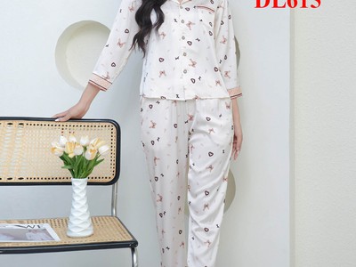 Bộ đồ pijama lụa thu đông đẹp 5