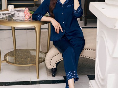 Bộ đồ pijama lụa thu đông đẹp 12