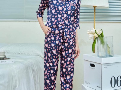 Bộ đồ pijama lụa thu đông đẹp 18
