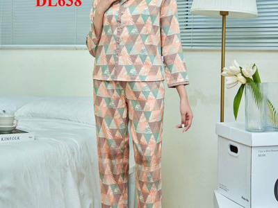 Bộ đồ pijama lụa thu đông đẹp 11