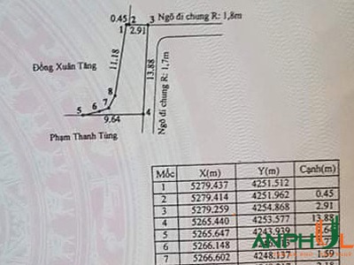 Cần bán lô đất trung tâm xã Hoa Động, Thuỷ Nguyên, Hải Phòng 0