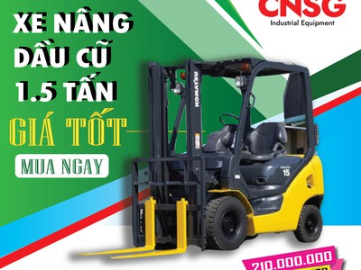 GIẢM SỐC xe nâng dầu cũ 1.5 tấn Komatsu FD15- CNSG 0