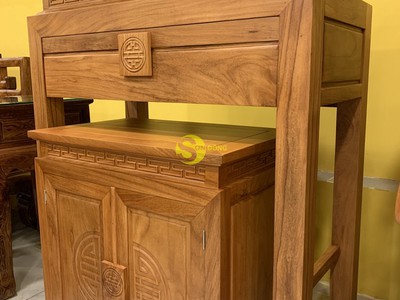 Bộ bàn thờ tủ nhang chung cư 1.07m SANG XỊN SD208 3