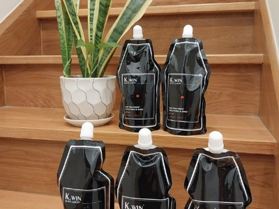 Ủ tóc dầu hấp tóc phục hồi hư tổn collagen K.win Black 1