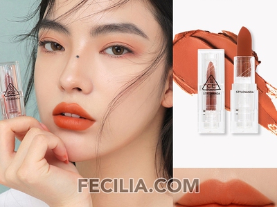 Review những màu son 3CE đỏ cam đẹp nhất 7
