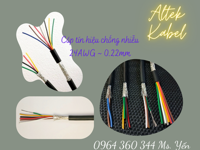 Dây tín hiệu chống nhiễu 2 4 6 8x0.22 Altke Kabel 2