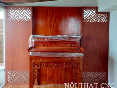 Làm Vách Ngăn Phòng Thờ và Bàn Thờ - Tạo Không Gian Tâm Linh Độc Đáo 3