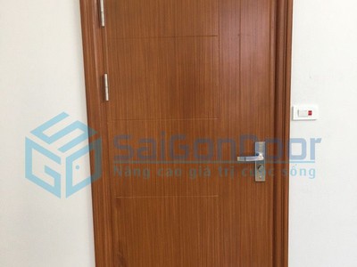 Cửa Thép vân gỗ dành cho cửa chính nhà ở, cửa phòng ngủ, cửa chung cư, căn hộ cao cấp 1